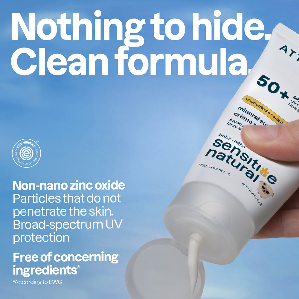 Baby Mineral Sunscreen - Spf 50 Sensitive Skin - Image 3